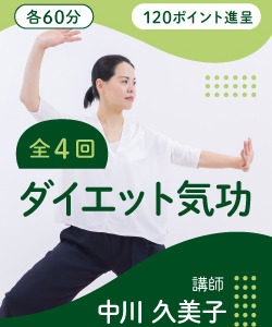 【動画販売】全４回　ダイエット気功