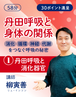 【動画販売】第1回 丹田呼吸と身体の関係― 消化・循環・神経・代謝をつなぐ呼吸の秘密 ―